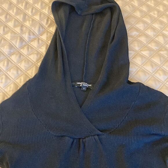 Levi’s By Rebecca Beeson Cotton Thermal Top with Long Sleeve/Hood. Size Small. - Picture 2 of 7